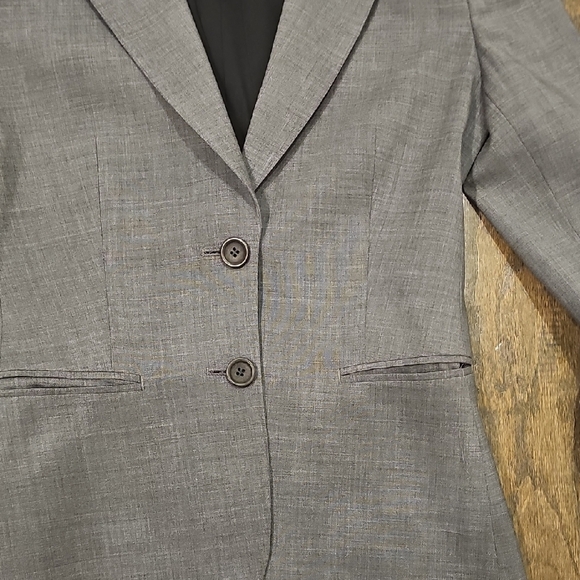 Theory Charcoal Women's Blazer - Picture 2 of 8